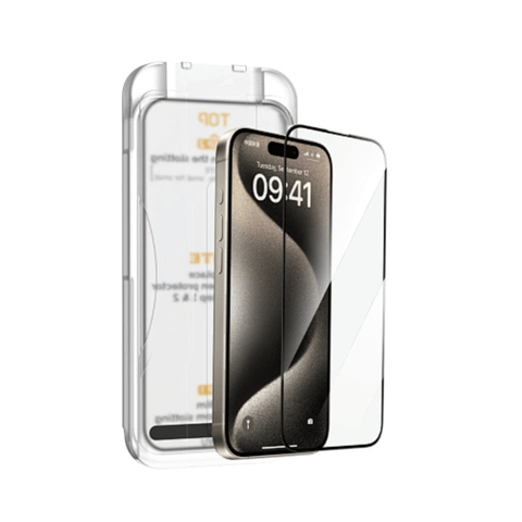 Kính Cường Lực iPhone 16 Series WIWU Easy Install Khung Tự Dán SQ008