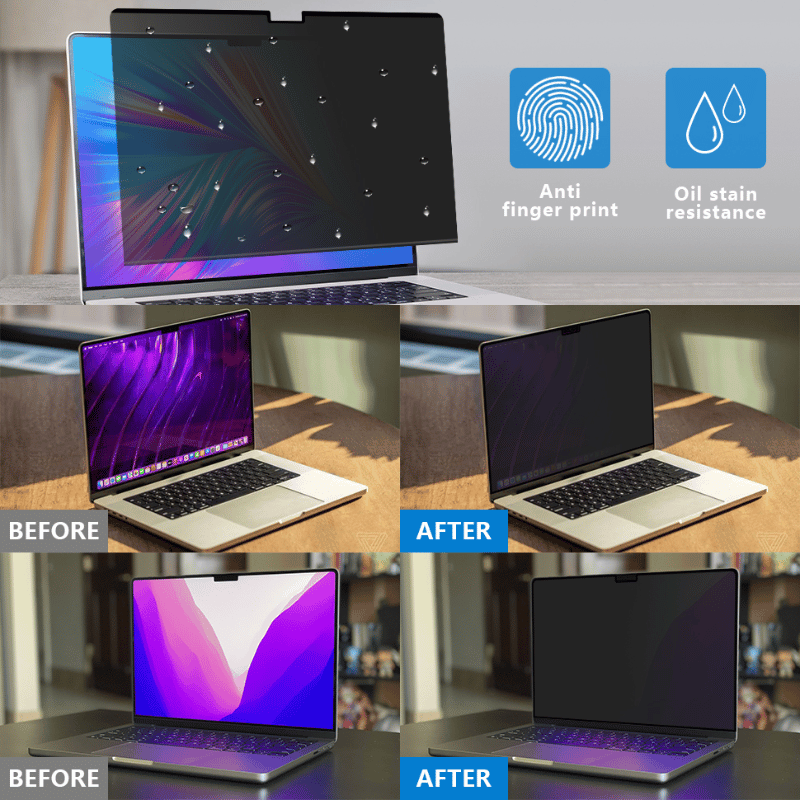 Miếng Dán Màn Hình MacBook JCPAL Chống Nhìn Trộm EasyOn Magnetic