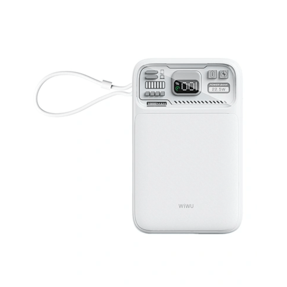 Pin/ Sạc Dự Phòng WiWU Không Dây MagSafe 22.5W Trong Suốt Wi-P016 10.000mAh