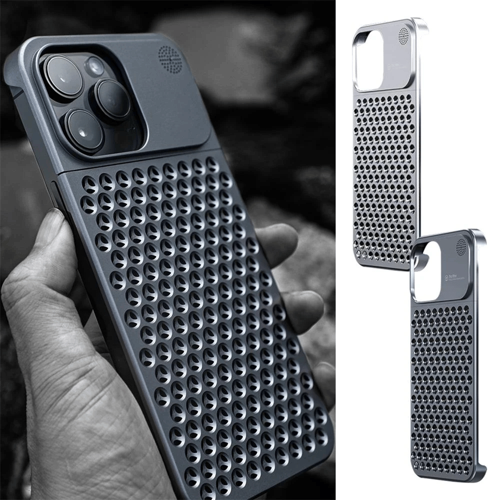 Case/ Ốp iPhone Nhôm Tản Nhiệt NJOYNY Kiểu Mac Pro