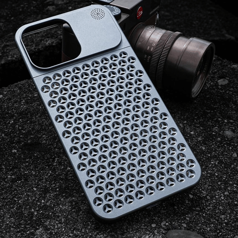 Case/ Ốp iPhone Nhôm Tản Nhiệt NJOYNY Kiểu Mac Pro