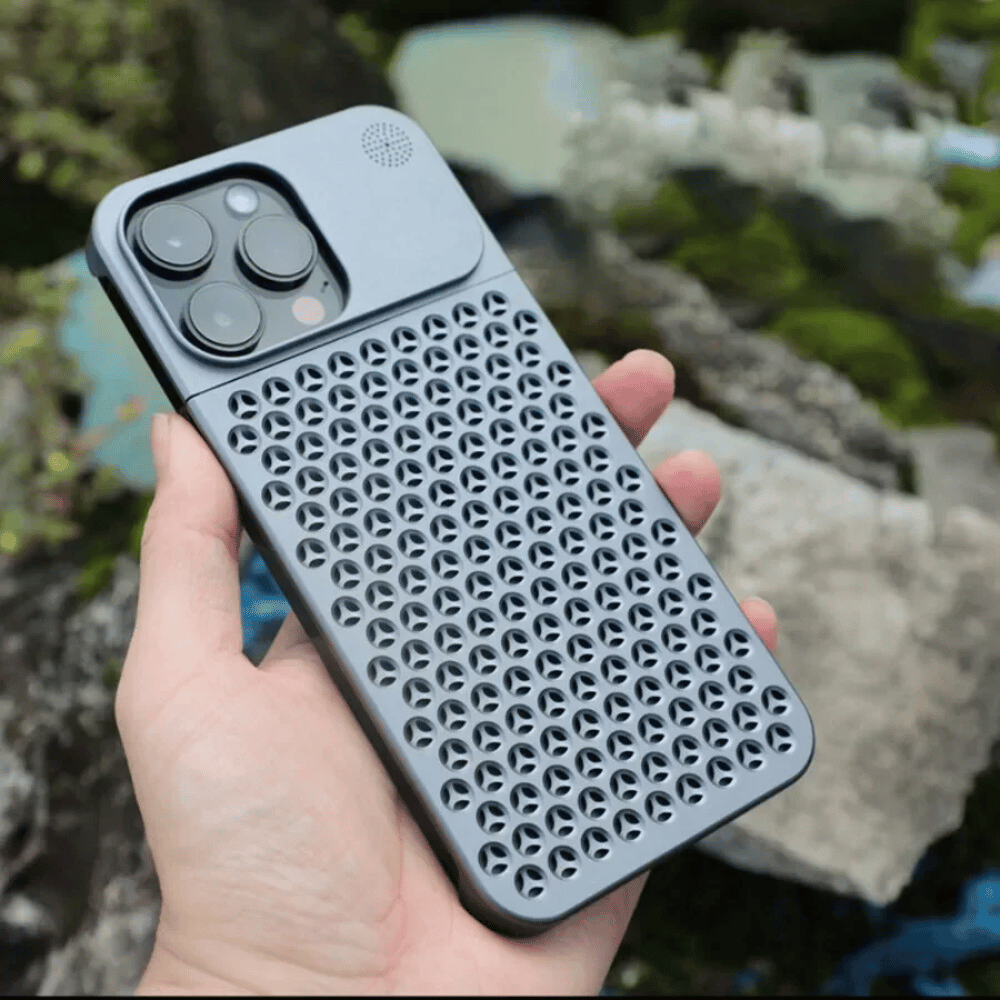Case/ Ốp iPhone Nhôm Tản Nhiệt NJOYNY Kiểu Mac Pro