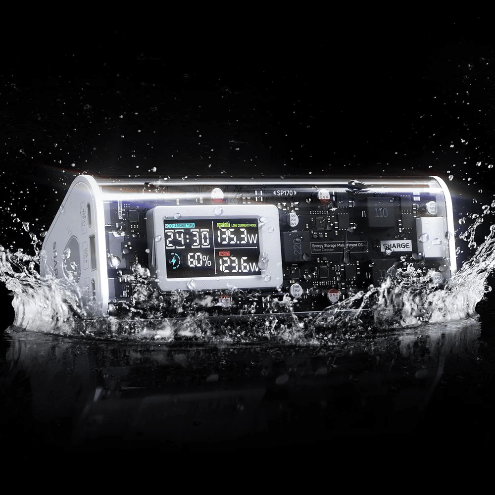 Sạc Dự Phòng Shargeek 170 Dung Lượng 24.000mAh/ Sạc Nhanh 170W/ Kháng Nước IP66