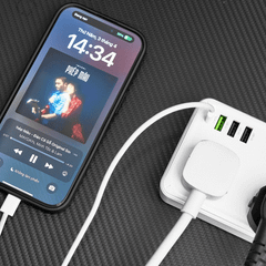 Ổ Cắm Điện Đa Năng WiWU Cube 30W GaN Wi-S005