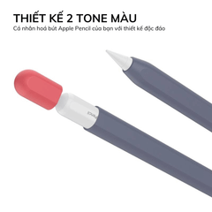 Case/ Ốp Silicon Apple Pencil USB-C Kiểu Bút Chì AHASTYLE