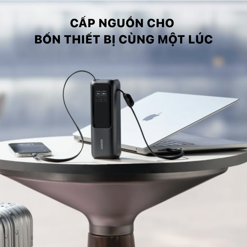 Sạc Dự Phòng Anker Zolo 25000mAh 165W A1695
