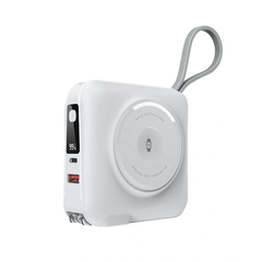 Củ kiêm Pin Dự Phòng WIWU All-Round 6in1 (Tích hợp Cáp USB-C, Chấu AC) 15.000mAh 45W Wi-P051