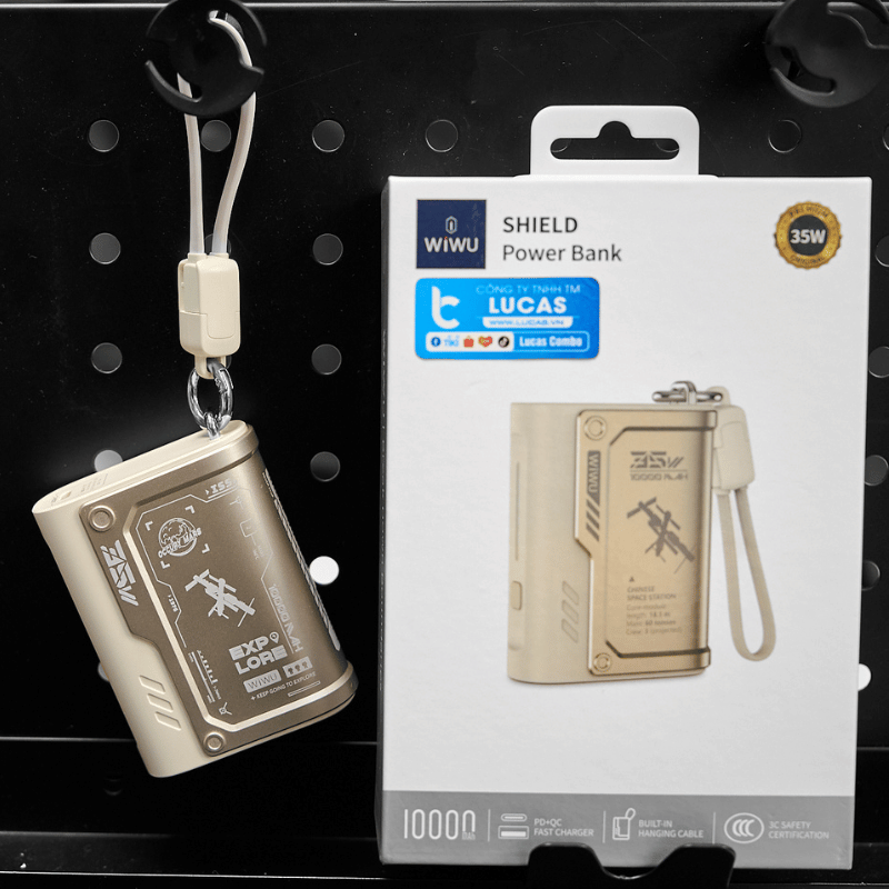 Pin/ Sạc Dự Phòng WiWU Shield 35W Wi-P026