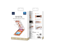 Kính Cường Lực iPhone 2.5D Có Khung Dán WIWU iVista