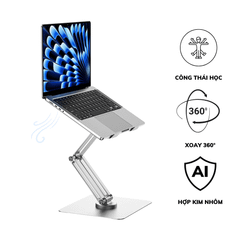 Giá Đỡ MacBook Nhôm Xoay WIWU S801