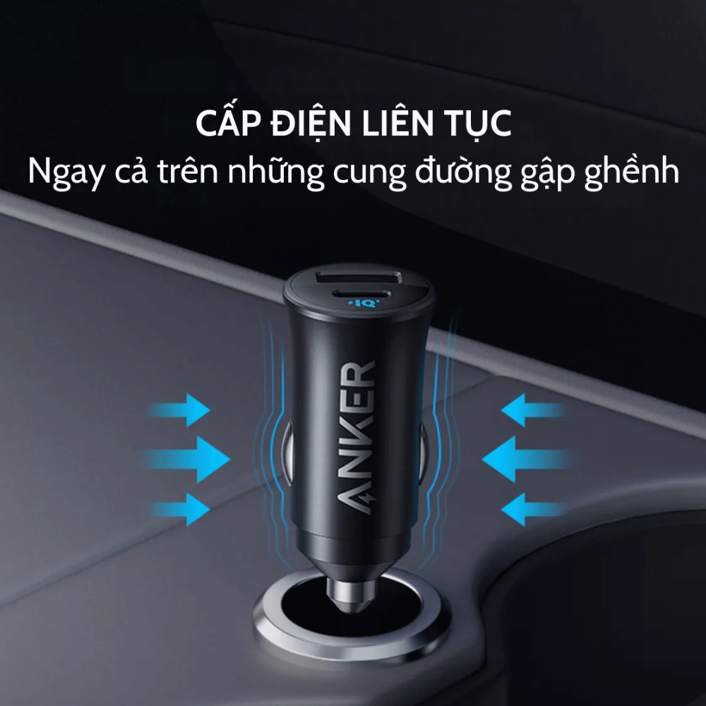 Tẩu Sạc Ô Tô Anker 1C1A 30W A2741