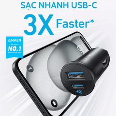 Tẩu Sạc Ô Tô Anker 1C1A 30W A2741