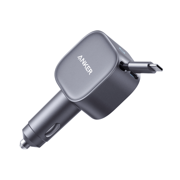 Tẩu Sạc Ô Tô Anker Nano 1C 75W (Tích Hợp Cáp USB-C Rút Gọn) A2738