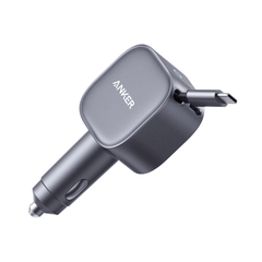 Tẩu Sạc Ô Tô Anker Nano 1C 75W (Tích Hợp Cáp USB-C Rút Gọn) A2738