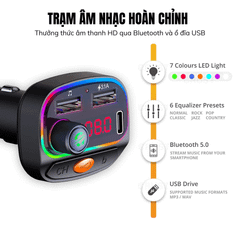 Tẩu Sạc Ô Tô WiWU MP3 Wi-QC031