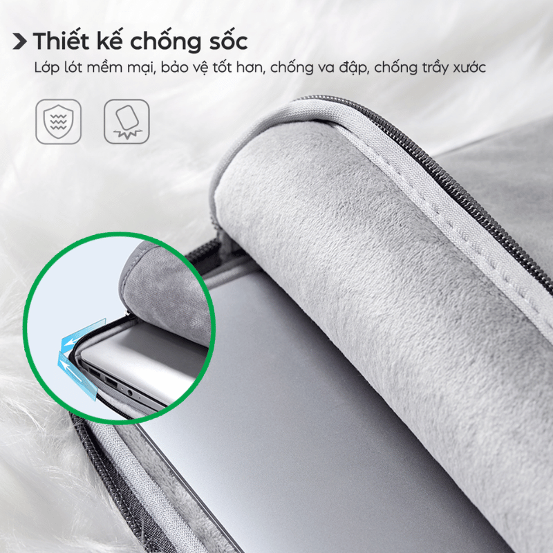 Túi Chống Sốc Chống Nước MacBook Lucas