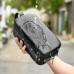 Túi Đựng Phụ Kiện Da Chống Trộm WIWU Salem Anti-Theft Travel Pouch