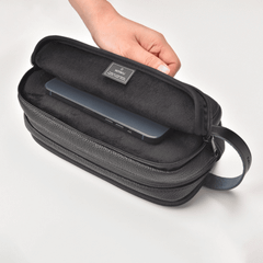 Túi Đựng Phụ Kiện Da Chống Trộm WIWU Salem Anti-Theft Travel Pouch