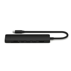 Hub/ Cổng Chuyển USB-C Satechi Multiport Slim 7in1 Ethernet HDMI 4K ST-P7SK