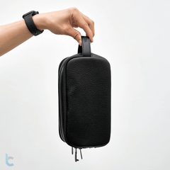 Túi Đựng Phụ Kiện Da Chống Trộm WIWU Salem Anti-Theft Travel Pouch