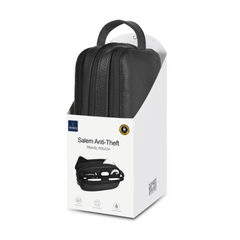 Túi Đựng Phụ Kiện Da Chống Trộm WIWU Salem Anti-Theft Travel Pouch