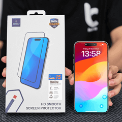 Kính Cường Lực iPhone 15 Pro/ 15 Pro Max WIWU HD Smooth Screen Protector