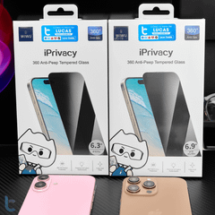 Kính Cường Lực iPhone 16 Series Chống Nhìn Trộm WiWU iPrivacy 360° GT-011