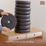 Kệ, giá gỗ tre nâng đỡ màn hình máy tính thông minh đa dạng kích thước | Kệ máy tính Computer Monitor Shelf