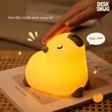 Đèn led RGB thư giãn dễ thương giao diện capybara chilling | CHILLPYBARA