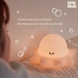 Đèn phát sáng đáng yêu led RGB giao diện bạch tuộc nhỏ dễ thương| Octoby Lamp