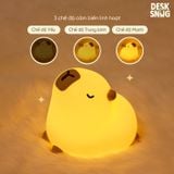 Đèn led RGB thư giãn dễ thương giao diện capybara chilling | CHILLPYBARA