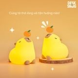 Đèn led RGB thư giãn dễ thương giao diện capybara chilling | CHILLPYBARA