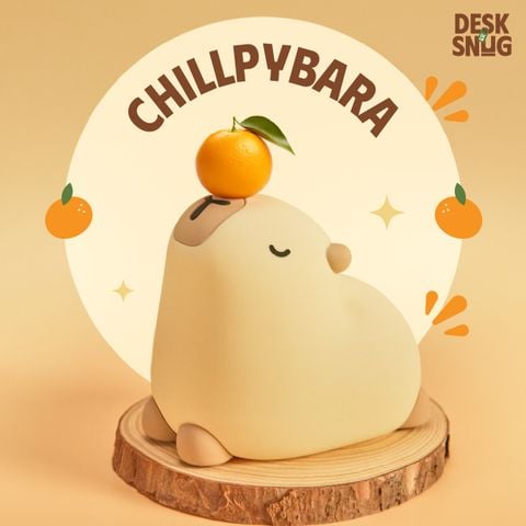 Đèn led RGB thư giãn dễ thương giao diện capybara chilling | CHILLPYBARA