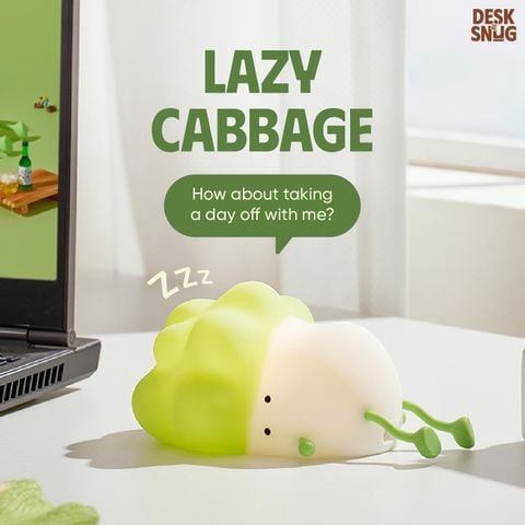 Đèn led RGB đáng yêu mợt mỏi giao diện củ cải buồn ngủ | Lazy cabbage