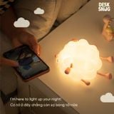 Đèn led RGB kèm giá đỡ điện thoại giao diện cừu non say ngủ | TIMMY LAMB