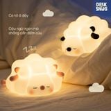 Đèn led RGB kèm giá đỡ điện thoại giao diện cừu non say ngủ | TIMMY LAMB
