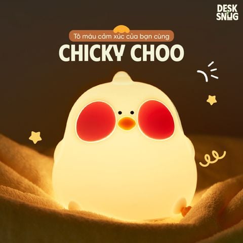 ĐÈN PHÁT SÁNG THAY ĐỔI MÀU RGB GIAO DIỆN CHÚ GÀ NGƯỢNG NGÙNG| CHICKY CHOO