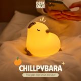 Đèn led RGB thư giãn dễ thương giao diện capybara chilling | CHILLPYBARA