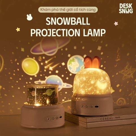 MÁY CHIẾU VŨ TRỤ ĐA CHIỀU THỎ DỄ THƯƠNG| SNOWBALL PROJECTION LAMP