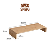 Kệ, giá gỗ tre nâng đỡ màn hình máy tính thông minh đa dạng kích thước | Kệ máy tính Computer Monitor Shelf