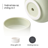 Chậu cây gốm sứ để bàn phong cách hiện đại | Chậu cây chất liệu gốm sứ trang trí bàn làm việc