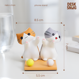 Giá đỡ điện thoại/ipad/máy tính bảng Đế giữ điện thoại mèo dễ thương để bàn thông minh chịu lực tốt