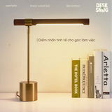 Đèn để bàn phong cách Tây Âu bảo vệ mắt thiết kế thông minh | Đèn bàn Themis Table Lamp trang trí bàn làm việc