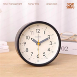 Đồng hồ báo thức Analog tiện lợi trang trí nhà cửa, bàn làm việc | Đồng hồ để bàn trang trí Honey Angel Clock