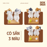 Giá đỡ điện thoại/ipad/máy tính bảng Đế giữ điện thoại mèo dễ thương để bàn thông minh chịu lực tốt