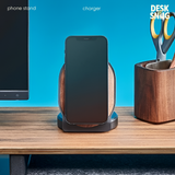 Đế sạc nhanh không dây đứng thiết kế thông minh | Phụ kiện đế sạc đứng không dây tiện lợi