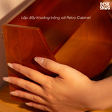 Kệ gỗ 2 tầng phong cách Retro| Retro Cabinet