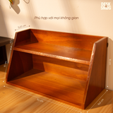 Kệ gỗ 2 tầng phong cách Retro| Retro Cabinet