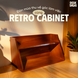 Kệ gỗ 2 tầng phong cách Retro| Retro Cabinet