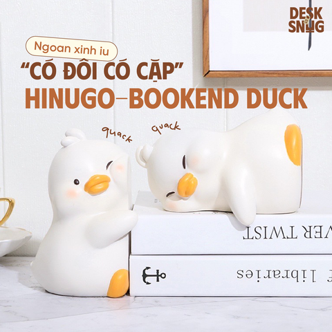 Cặp đôi vịt chặn sách dễ thương Hinugo - Bookend Duck
